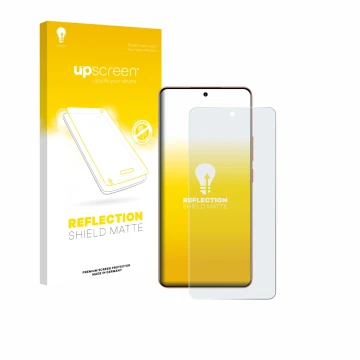 Face avant d’un emballage produit avec le logo de la marque upscreen. À côté, l’appareil realme P4 Pro 5G est représenté avec 