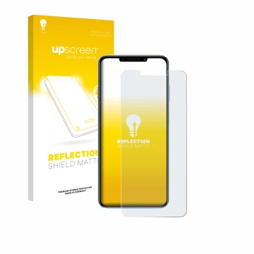 Face avant d’un emballage produit avec le logo de la marque upscreen. À côté, l’appareil Huawei Nova 14i 4G est représenté ave