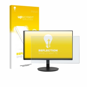 Face avant d’un emballage produit avec le logo de la marque upscreen. À côté, l’appareil Dell CB242Y P6 est représenté avec la