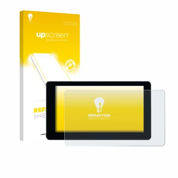 Face avant d’un emballage produit avec le logo de la marque upscreen. À côté, l’appareil Zontes 368K est représenté avec la pr