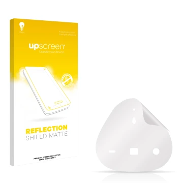 Face avant d’un emballage produit avec le logo de la marque upscreen. À côté se trouve la protection d’écran correspondante.