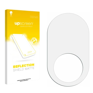 Face avant d’un emballage produit avec le logo de la marque upscreen. À côté se trouve la protection d’écran correspondante.