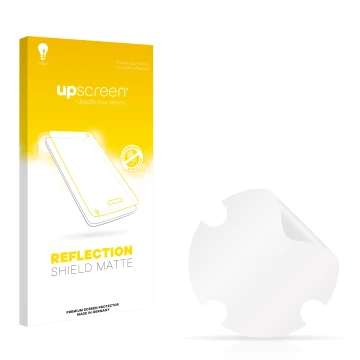 Face avant d’un emballage produit avec le logo de la marque upscreen. À côté se trouve la protection d’écran correspondante.