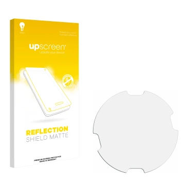 Face avant d’un emballage produit avec le logo de la marque upscreen. À côté se trouve la protection d’écran correspondante.