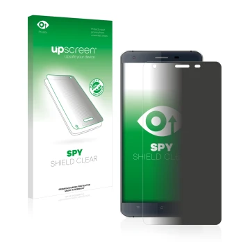 Face avant d’un emballage produit avec le logo de la marque upscreen. À côté, l’appareil Oukitel K6000 est représenté avec la 