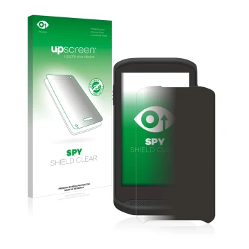 Face avant d’un emballage produit avec le logo de la marque upscreen. À côté, l’appareil Zebra TC20 Touch est représenté avec 