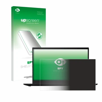 Face avant d’un emballage produit avec le logo de la marque upscreen. À côté, l’appareil Lenovo ThinkPad X1 Carbon (7ème Gen.)