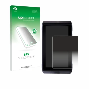 Face avant d’un emballage produit avec le logo de la marque upscreen. À côté, l’appareil Atomos Shogun 7 est représenté avec l