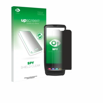 Face avant d’un emballage produit avec le logo de la marque upscreen. À côté, l’appareil Casio IT-G650 est représenté avec la 