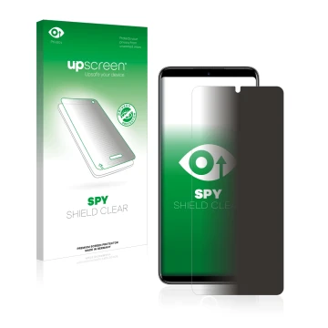 Face avant d’un emballage produit avec le logo de la marque upscreen. À côté, l’appareil Infinix Note 12 (G96) est représenté 