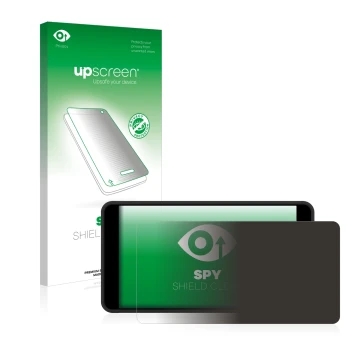 Face avant d’un emballage produit avec le logo de la marque upscreen. À côté, l’appareil Portkeys PT5 II est représenté avec l