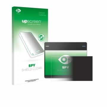 Face avant d’un emballage produit avec le logo de la marque upscreen. À côté, l’appareil Wacom Intuos CTH-480 est représenté a
