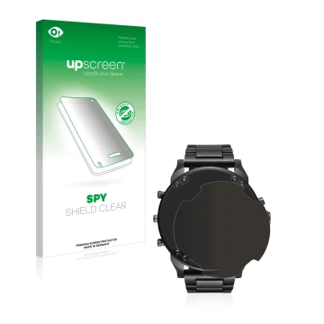 Face avant d’un emballage produit avec le logo de la marque upscreen. À côté, l’appareil Diesel DZ7395 Mr. Daddy 2.0 est repré
