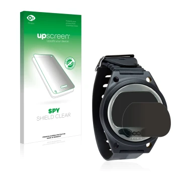 Face avant d’un emballage produit avec le logo de la marque upscreen. À côté, l’appareil SCUBAPRO Aladin Sport (Matrix) est re