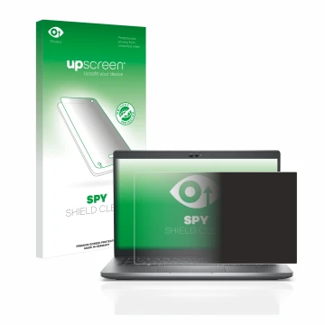 Face avant d’un emballage produit avec le logo de la marque upscreen. À côté, l’appareil Dell Latitude 5430 Touch est représen