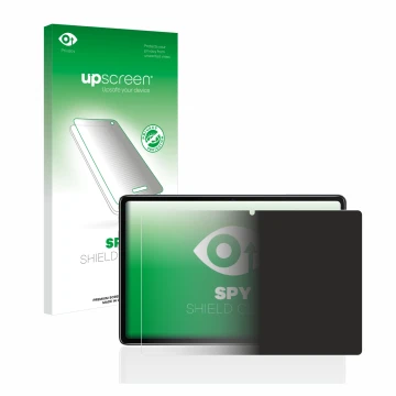 Face avant d’un emballage produit avec le logo de la marque upscreen. À côté, l’appareil Blackview Tab 7 Pro est représenté av