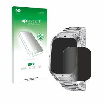 Face avant d’un emballage produit avec le logo de la marque upscreen. À côté, l’appareil LIGE K-57 1.96
