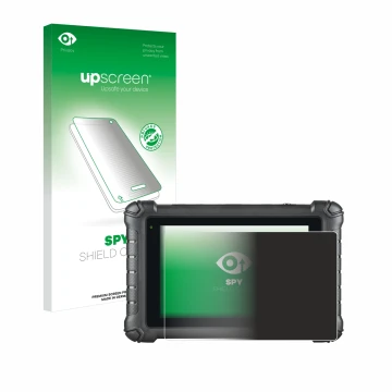 Face avant d’un emballage produit avec le logo de la marque upscreen. À côté, l’appareil Autel MaxiDAS DS900 est représenté av