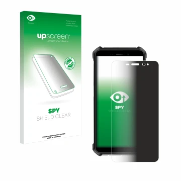 Face avant d’un emballage produit avec le logo de la marque upscreen. À côté, l’appareil Ulefone Armor X12 Pro est représenté 