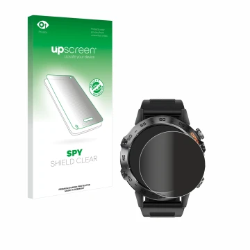 Face avant d’un emballage produit avec le logo de la marque upscreen. À côté, l’appareil LIGE BW1846A 1.39