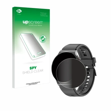 Face avant d’un emballage produit avec le logo de la marque upscreen. À côté, l’appareil Kardena Care Pro 2 (rond) est représe