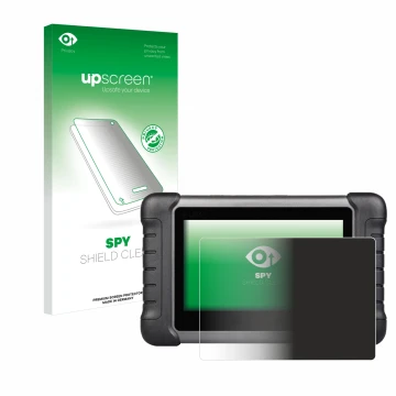 Face avant d’un emballage produit avec le logo de la marque upscreen. À côté, l’appareil Autel MaxiCheck MX808s est représenté