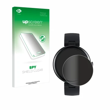 Face avant d’un emballage produit avec le logo de la marque upscreen. À côté, l’appareil SHANG WING Lynn 1.1