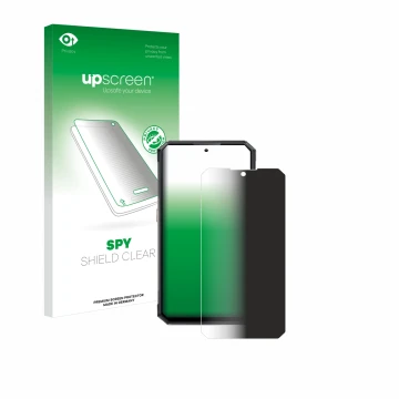 Face avant d’un emballage produit avec le logo de la marque upscreen. À côté, l’appareil Oukitel WP30 Pro est représenté avec 