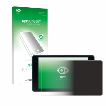 Face avant d’un emballage produit avec le logo de la marque upscreen. À côté, l’appareil YoloLiv YoloBox Pro est représenté av