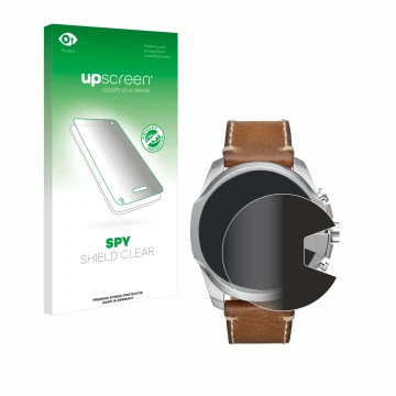 Face avant d’un emballage produit avec le logo de la marque upscreen. À côté, l’appareil Diesel Mega Chief est représenté avec