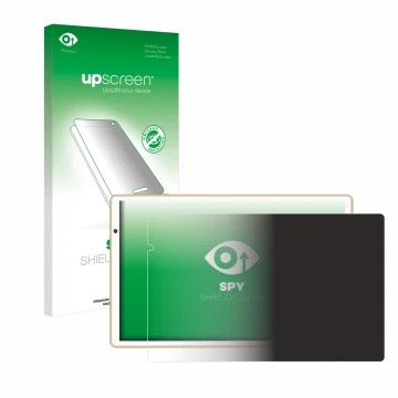 Face avant d’un emballage produit avec le logo de la marque upscreen. À côté, l’appareil Facetel Q3 est représenté avec la pro