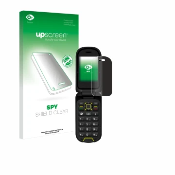 Face avant d’un emballage produit avec le logo de la marque upscreen. À côté, l’appareil Hammer Bow LTE est représenté avec la