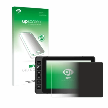 Face avant d’un emballage produit avec le logo de la marque upscreen. À côté, l’appareil SmallHD Ultra 7 est représenté avec l