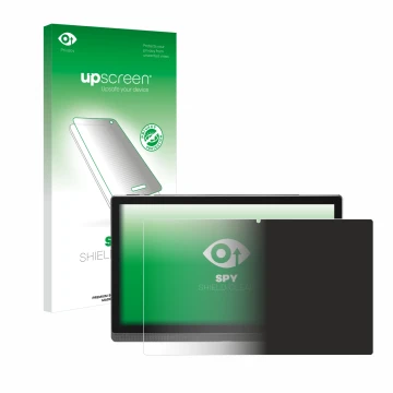 Face avant d’un emballage produit avec le logo de la marque upscreen. À côté, l’appareil Mesawo MES-B1 14.1
