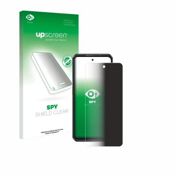 Face avant d’un emballage produit avec le logo de la marque upscreen. À côté, l’appareil Ulefone Armor 25T Pro est représenté 