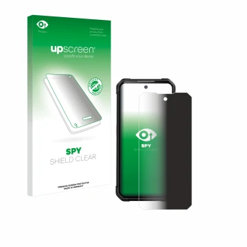 Face avant d’un emballage produit avec le logo de la marque upscreen. À côté, l’appareil iiiF150 B2 est représenté avec la pro