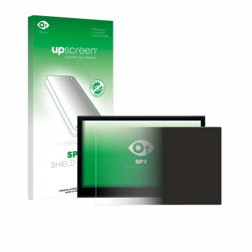 Face avant d’un emballage produit avec le logo de la marque upscreen. À côté, l’appareil Wacom Movink 13 est représenté avec l