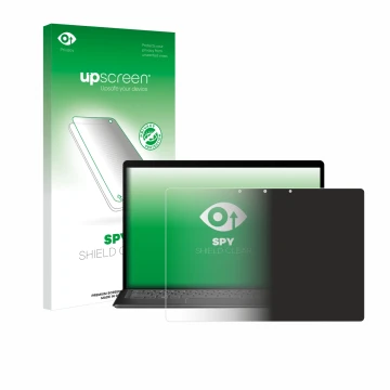 Face avant d’un emballage produit avec le logo de la marque upscreen. À côté, l’appareil Minisforum V3 3-in-1 est représenté a