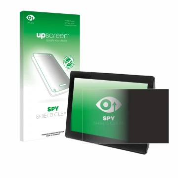 Face avant d’un emballage produit avec le logo de la marque upscreen. À côté, l’appareil John Deere G5 Plus Universal 12.8