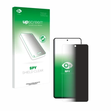 Face avant d’un emballage produit avec le logo de la marque upscreen. À côté, l’appareil ZTE Nubia Z60S Pro est représenté ave