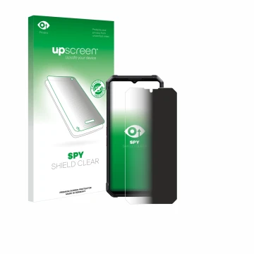 Face avant d’un emballage produit avec le logo de la marque upscreen. À côté, l’appareil Fossibot F106 Pro est représenté avec