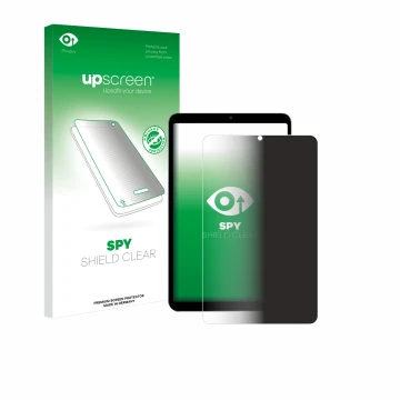 Face avant d’un emballage produit avec le logo de la marque upscreen. À côté, l’appareil Alldocube iPlay 60 Mini Pro est repré