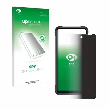 Face avant d’un emballage produit avec le logo de la marque upscreen. À côté, l’appareil GlobeXplorer GPX Pro 4 est représenté