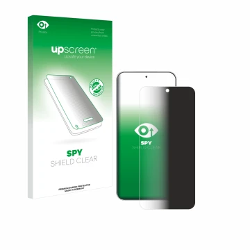 Face avant d’un emballage produit avec le logo de la marque upscreen. À côté, l’appareil Honor Magic 7 est représenté avec la 