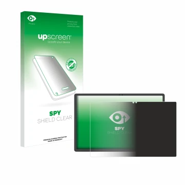 Face avant d’un emballage produit avec le logo de la marque upscreen. À côté, l’appareil Mediacom Azimut 4 Pro 11.97