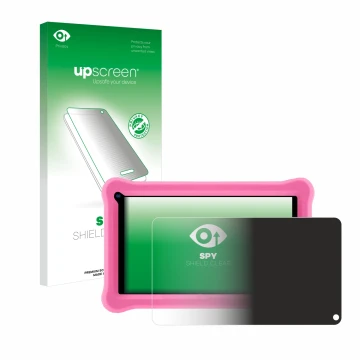 Face avant d’un emballage produit avec le logo de la marque upscreen. À côté, l’appareil Sumtab K708 7.1