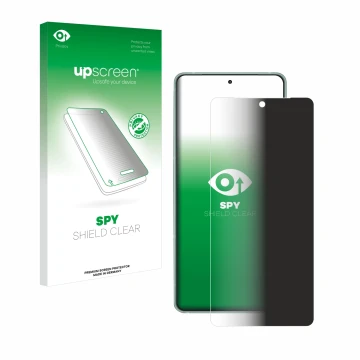 Face avant d’un emballage produit avec le logo de la marque upscreen. À côté, l’appareil ASUS ZenFone 12 Ultra est représenté 