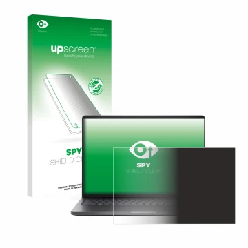 Face avant d’un emballage produit avec le logo de la marque upscreen. À côté, l’appareil Dell Pro 16 PC16250 est représenté av