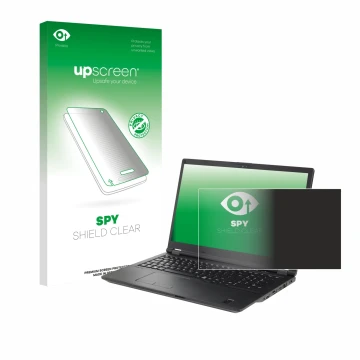 Face avant d’un emballage produit avec le logo de la marque upscreen. À côté, l’appareil Fujitsu Lifebook U7511 est représenté