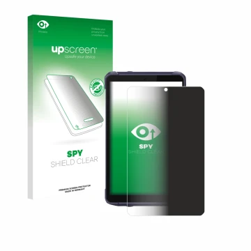 Face avant d’un emballage produit avec le logo de la marque upscreen. À côté, l’appareil CHCNAV LT800 est représenté avec la p